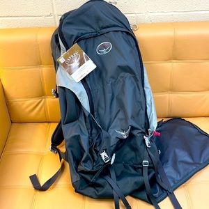 NWT Osprey Fairpoint 70 - CHARCOAL/SLATE - lifetime manufacture gurantee